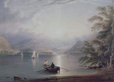 Scène dans le Lake District anglais - C. F. Buckley